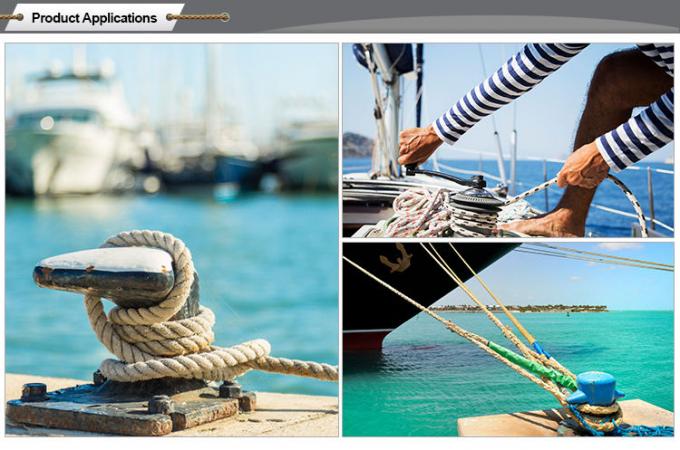Amarrant la ligne d'amarrage en nylon corde tressée de yacht de brin de la haussière 8 de 48mmx220m 8