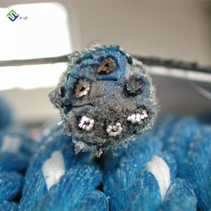 6 monofilament 16mm du c&acirc;ble m&eacute;tallique de combinaison de filet de p&ecirc;che de fils pp 1