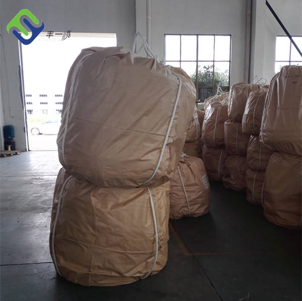 Corde de fibres de nylon à 3 brins tordue Corde de levage de nylon Corde de navires de nylon 8