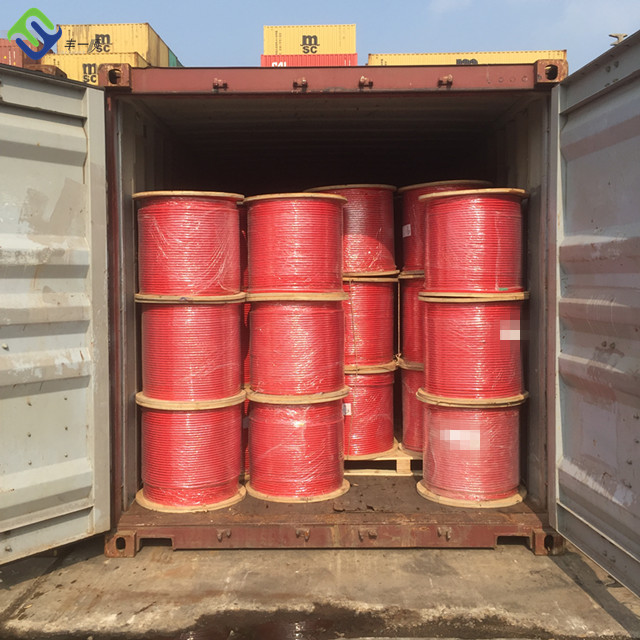 Corde de terrain de jeux en PET ou en PP à 6 brins de 16 mm, combinée à l'extérieur, destinée à l'escalade 17