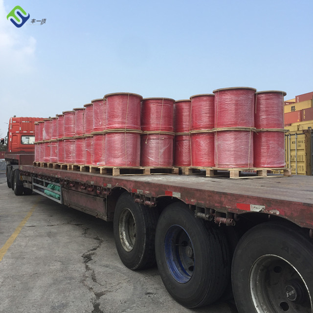 Corde de terrain de jeux en PET ou en PP à 6 brins de 16 mm, combinée à l'extérieur, destinée à l'escalade 18