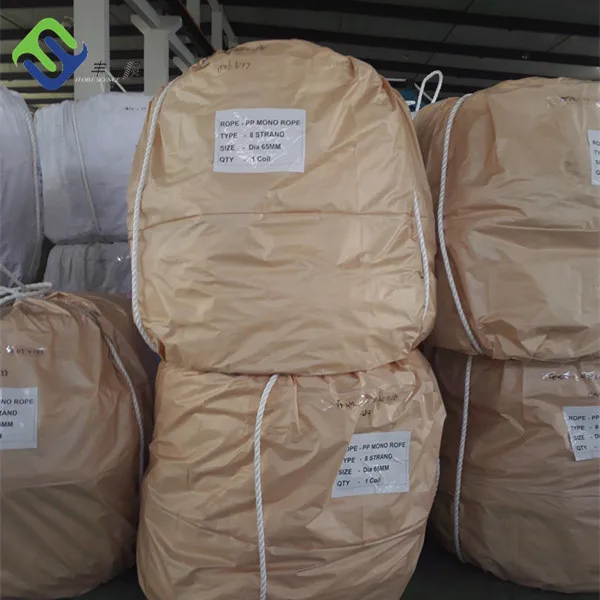 Corde marine en PP de diamètre de 120 mm 8 brins Corde en polypropylène pour remorqueur et bateau 11