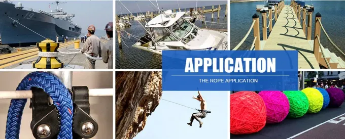 Corde marine en PP de diamètre de 120 mm 8 brins Corde en polypropylène pour remorqueur et bateau 13