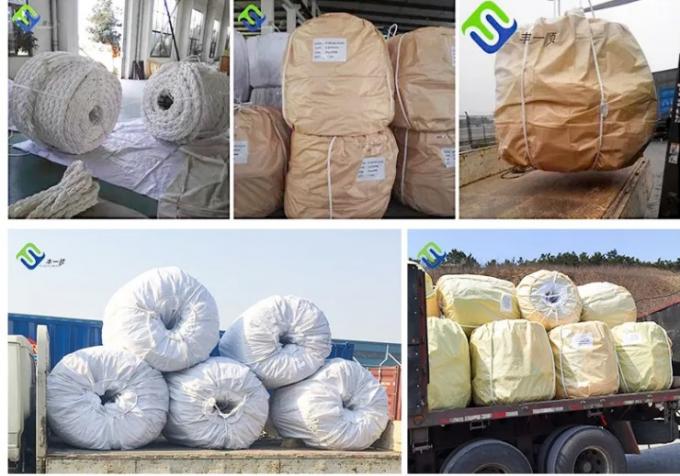 80 mm 60 mm Corde d'amarrage pour bateaux Polyester Corde marine pour bateaux 8 fils 4