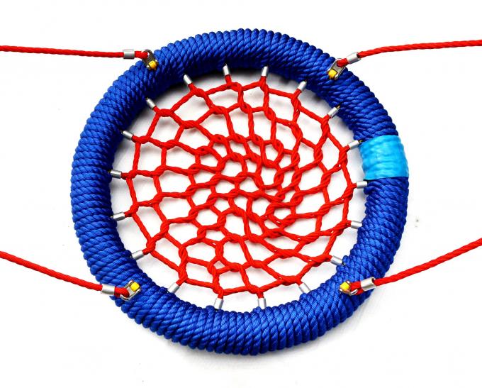 Enfants ennoyés réseau d'escalade combinaison de corde pyramide aire de jeux de toile d'araignée 3