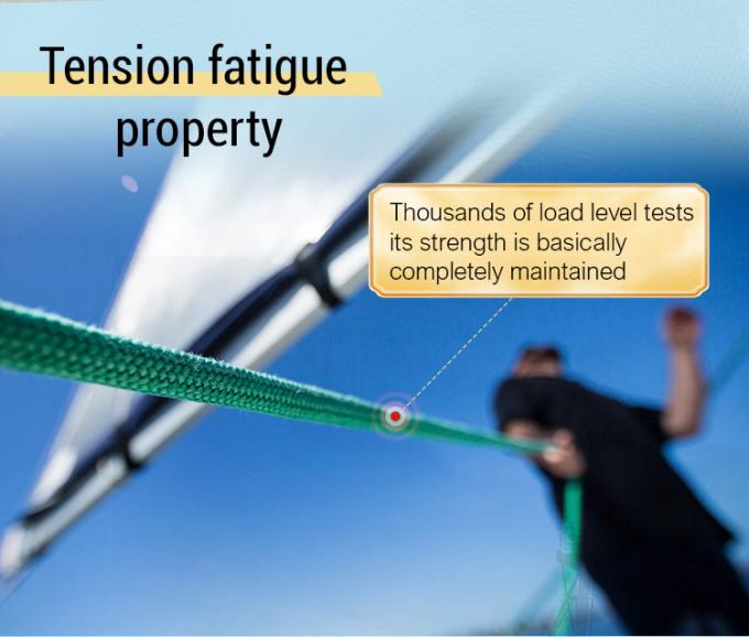 Corde en fibre synthétique UHMWPE tressée à 12 brins de haute résistance de 48 mm de diamètre pour le remorquage de navires de mer 2