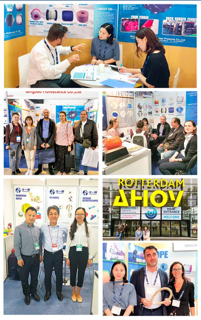 Veste en polyester double tressée haute résistance avec corde de remorquage marine Uhmwpe 8