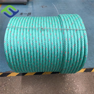 6 filière Pp corde de combinaison de ligne de dannelier renforcée pour la corde marine corde de pêche