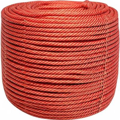 Corde combinée en polyester résistante aux UV, 500 mètres par rouleau, construction durable