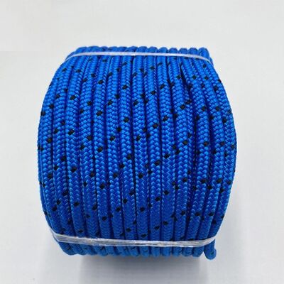 Couleur bleue 16 fils double tressé nylon ligne d'amarrage de quai et la ligne d'ancrage de la corde 6mm-60mm vente à chaud