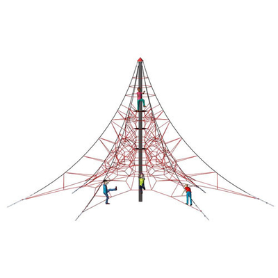 triangle s'élevante d'équipement de terrain de jeu net de corde de 16mm avec le connecteur en aluminium