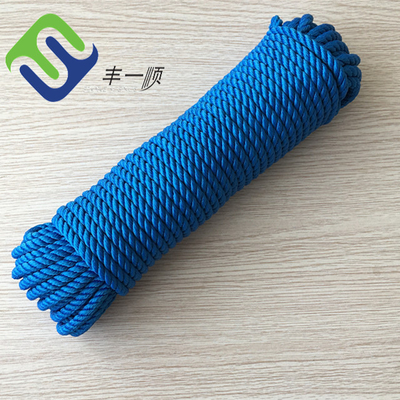 Résistance UV tordue blanche de corde en nylon de 3 brins de haute résistance