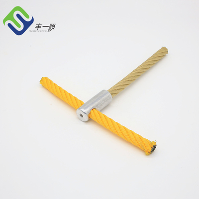 Connecteur net de forme de la corde T de terrain de jeu fait par le matériel en aluminium