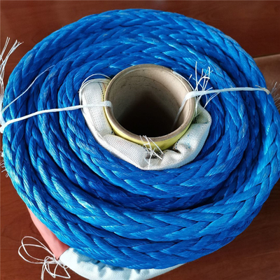 12 brins ont tressé la corde de remorquage de haute résistance d'UHMWPE pour Marine Mooring