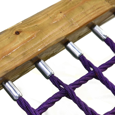 150cm*80cm 6 fils polyester combinaison de corde terrain de jeu hamac balancer