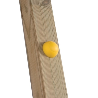 Boulon en plastique accessoire de terrain de jeu et couverture en plastique de couvercle à visser