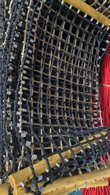 Les enfants de terrain de jeu de couleur rouge balancent 150cmx80cm avec le cordage d'armement
