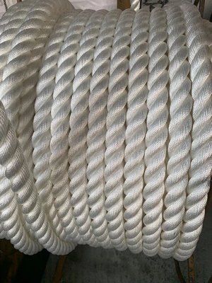 Corde d'amarrage maritime en nylon de 16 mm à 3 brins tordue avec certificat CCS