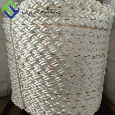 48 mm/64 mm 8 fils polyester câble d'amarrage de navire maritime avec 1,8 boucle épissée