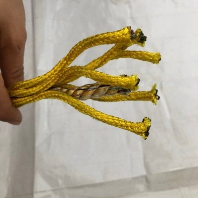 Corde de terrain de jeux en PET ou en PP à 6 brins de 16 mm, combinée à l'extérieur, destinée à l'escalade