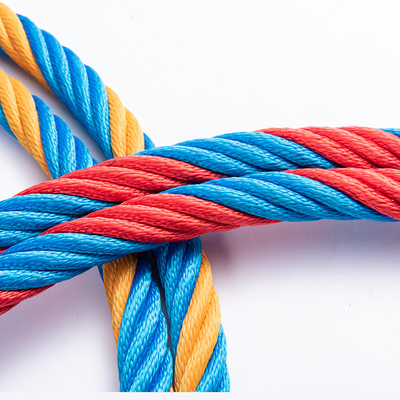 Polypropylène polyester nylon 6 fils combinaison de corde pour les enfants balancer et filets