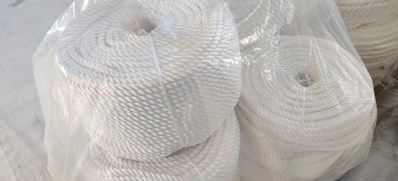 19 mmx220m 3 fils de nylon tordu corde d'ancrage marine avec une charge de rupture élevée