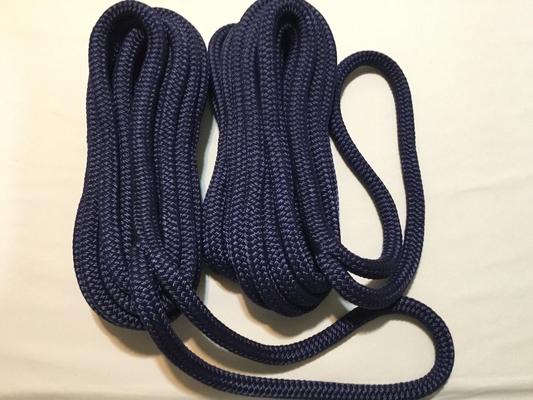 1/2 ′′ X 15 ′′ Dock Lines Marine Double Tressé Nylon Dock Line Avec 12 ′′ Eyelet