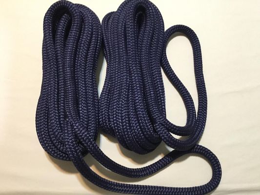 Corde marine double tressée résistante aux UV Corde d'amarrage de quai haute résistance pour bateaux et yachts