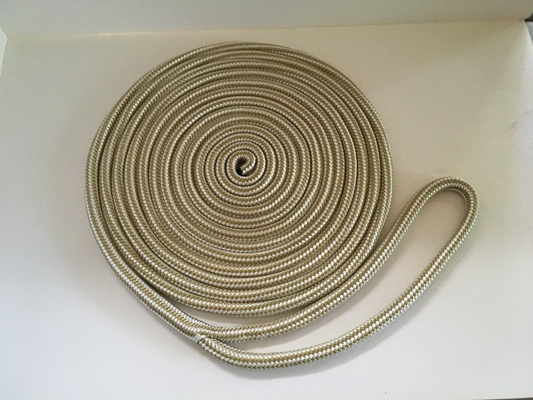 1/2 ′′ X 15 ′′ Dock Lines Marine Double Tressé Nylon Dock Line Avec 12 ′′ Eyelet