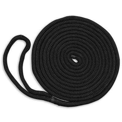 1/2 ′′ X 15 ′′ Dock Lines Marine Double Tressé Nylon Dock Line Avec 12 ′′ Eyelet