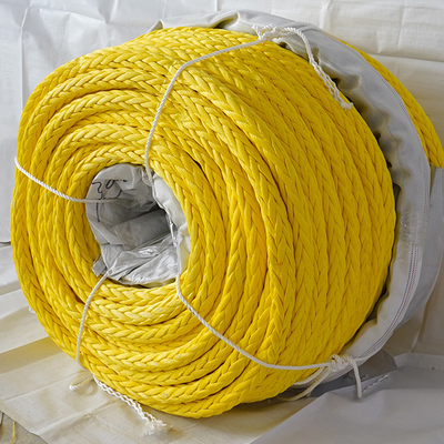 Rope d'amarrage UHMWPE à 12 brins tressés 20 mm-120 mm HMPE