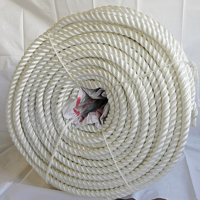 Polyester de nylon marin à 3 brins, corde de pêche tordue à doigts ou en splice pour yacht