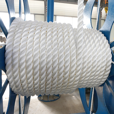 Corde d'amarrage de navires en nylon de 4 mm à 56 mm à 3 brins de haute traction Corde de voilier en polyamide