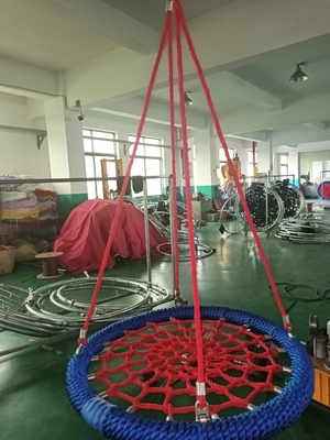 Couleur mixte gris-vert 100 cm de diamètre 12 cm anneau de terrain de jeux Net Swing Avec une grande capacité de chargement
