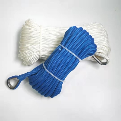 Vente en gros de câbles de remorquage en nylon double tressé PA6 pour yachts / ancrage / amarrage