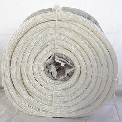 Corde d'amarrage à double tresse de couleur blanche Corde de remorquage en nylon pour navires