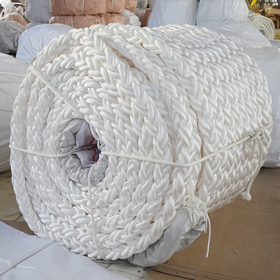 Florescence 48mm/64mm/72mm 8 fils de polyester cordes d'amarrage marines fabriquées en Chine
