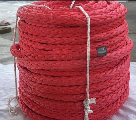 Rope d'amarrage UHMWPE à 12 brins tressés 20 mm-120 mm HMPE