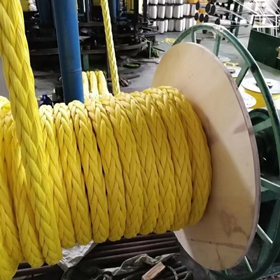 Yacht à voile de haute résistance 10 mm 12 mm 12 fils Uhmwpe fibre de treillis ligne de tresse