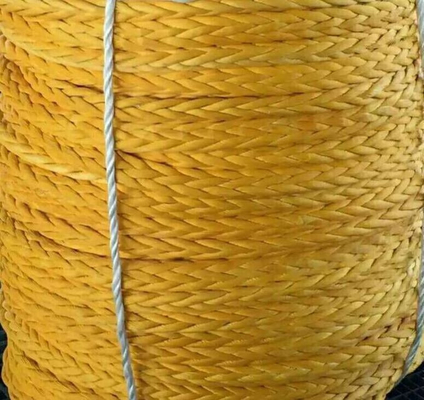 Yacht à voile de haute résistance 10 mm 12 mm 12 fils Uhmwpe fibre de treillis ligne de tresse