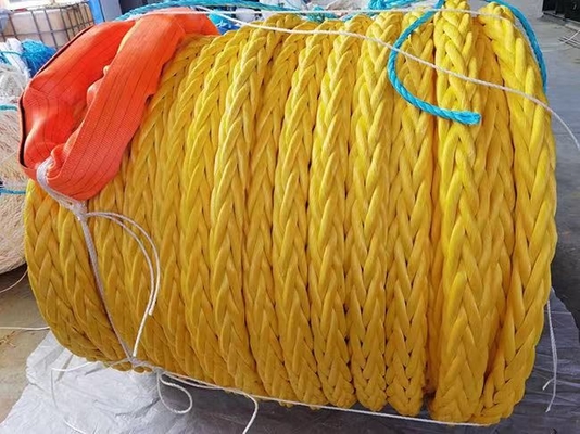 Yacht à voile de haute résistance 10 mm 12 mm 12 fils Uhmwpe fibre de treillis ligne de tresse