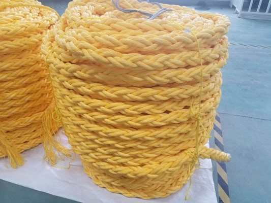 Vente en gros de 220 M de polypropylène PP blanc de haute résistance à 8 brins 68 mm