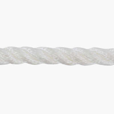Corde à voile en fibres de nylon de 4 mm à 60 mm à 3 brins de haute résistance Corde à voile en polyamide Corde à ancrage en nylon