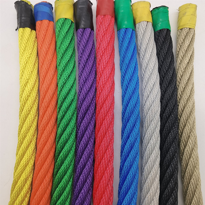 Réseaux d'escalade de terrain de jeux de taille personnalisée en corde de polyester à 6 brins