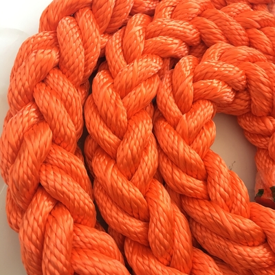 Amarre d'accostage en polyester à 8 torons haute ténacité pour navires, 48 mm - 120 m de diamètre
