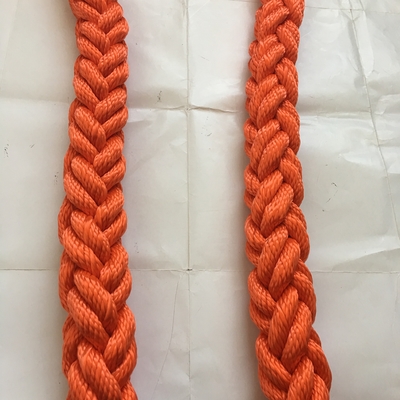Amarre d'accostage en polyester à 8 torons haute ténacité pour navires, 48 mm - 120 m de diamètre