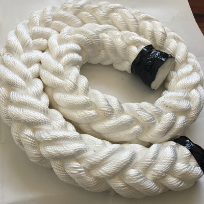 Amarre d'accostage en polyester à 8 torons haute ténacité pour navires, 48 mm - 120 m de diamètre