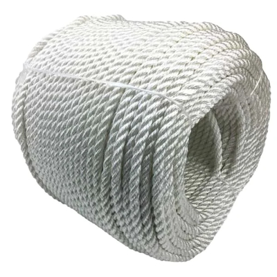 Corde en nylon 3 torons 4mm-56mm Longueur personnalisée pour la pêche et la marine