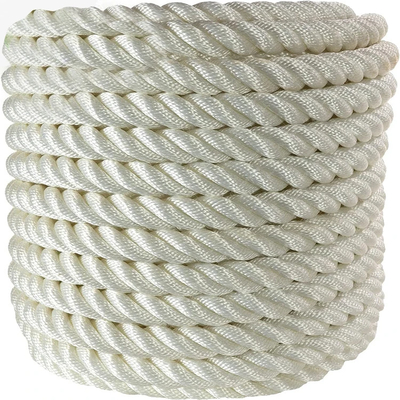 Corde en nylon 3 torons 4mm-56mm Longueur personnalisée pour la pêche et la marine