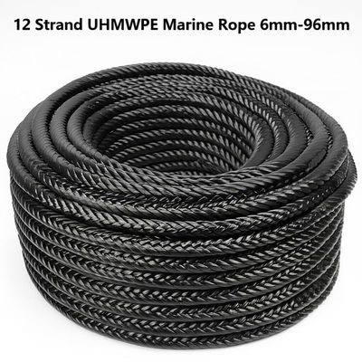 Câble marin UHMWPE 12 brins 6mm-96mm Remorquage haute résistance